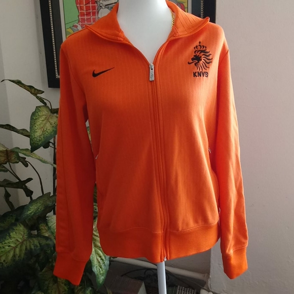 Nike Other - NIKE NETHERLANDS N98 TRACK JACKET ORANGE SIZE M